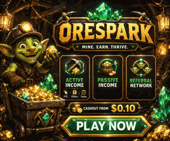 OreSpark animated promo banner 336 by 280