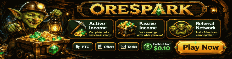 OreSpark animated promo banner 970 by 250